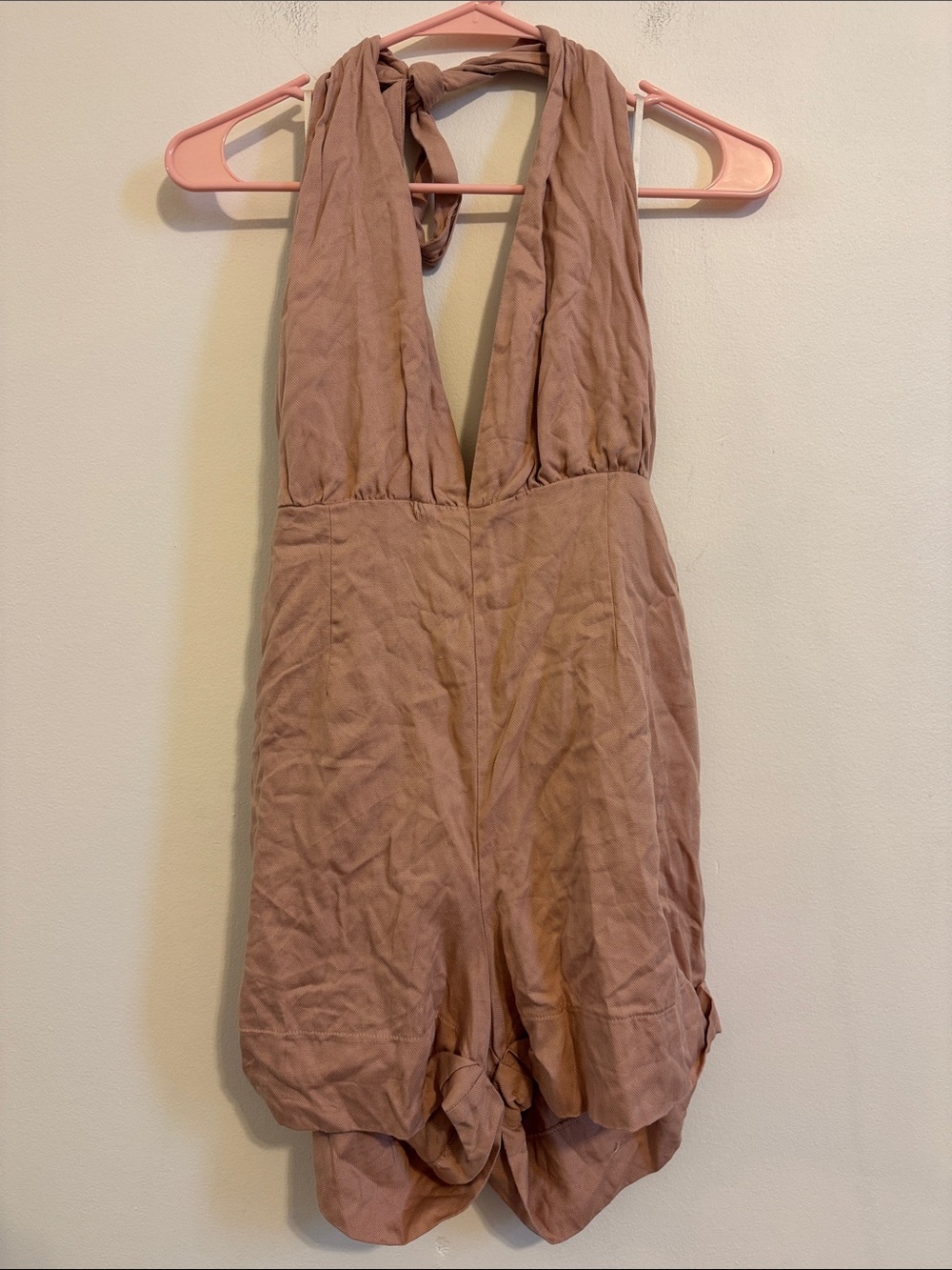 Forever 21 Mauve Halter Romper